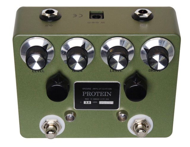 【極上】Browne Amplification Protein V3 超美品！ Browne Amplification PROTEIN DUAL OVERDRIVE V3 Green
